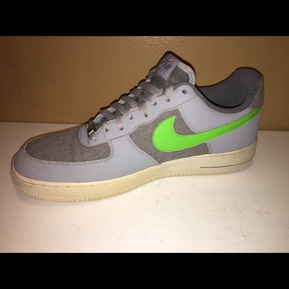Nike Air force 1 Low Wolf Grey Green Size 11 - Picture 5 of 8
